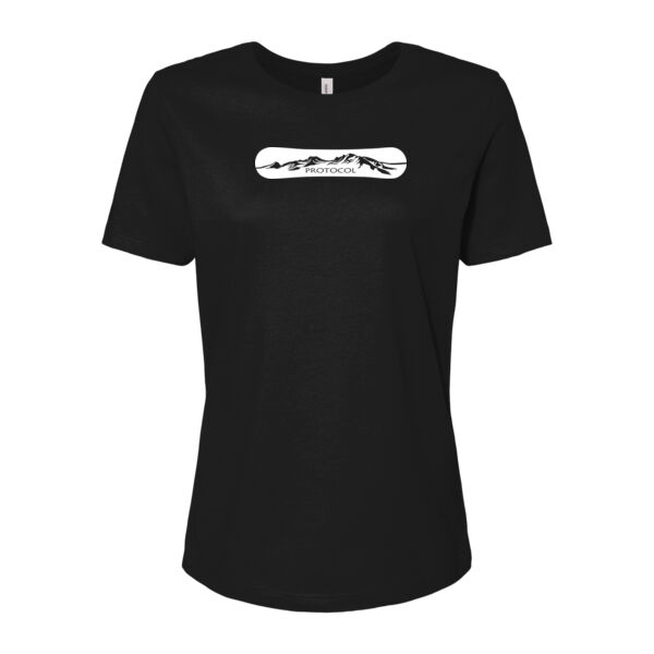 Bella + Canvas Women's Snowboard Printed T-Shirt Thumbnail