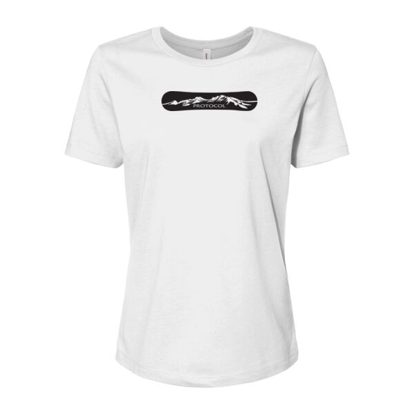 Bella + Canvas Women's Snowboard Printed T-Shirt Thumbnail