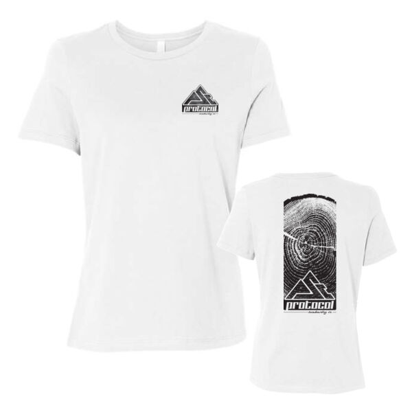 Bella + Canvas Women’s Tree Ring Printed T-Shirt Thumbnail