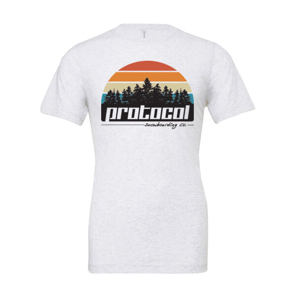 Bella + Canvas Men's Sunset Canopy Printed T-Shirt Thumbnail