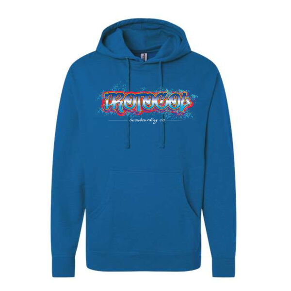 Independent Unisex Graffiti Printed Hoodie Thumbnail