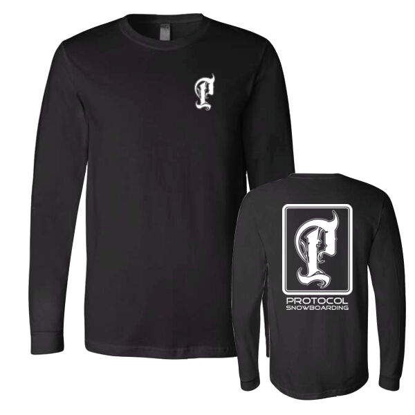 Bella + Canvas Unisex P Protocol Printed Long Sleeve Thumbnail