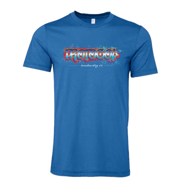 Bella + Canvas Unisex Graffiti Printed T-Shirt Thumbnail